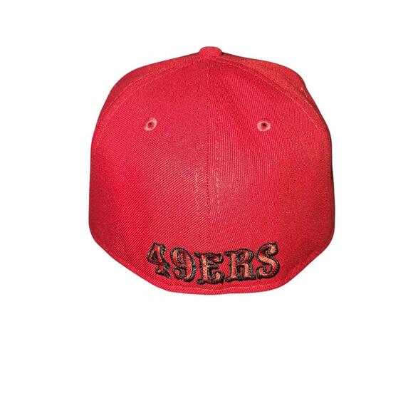 San Francisco 49ers New Era Fitted Cap - Red - Size 7 1/4 - Picture 4 of 9